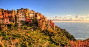 Cinque Terre Seaside Mountains